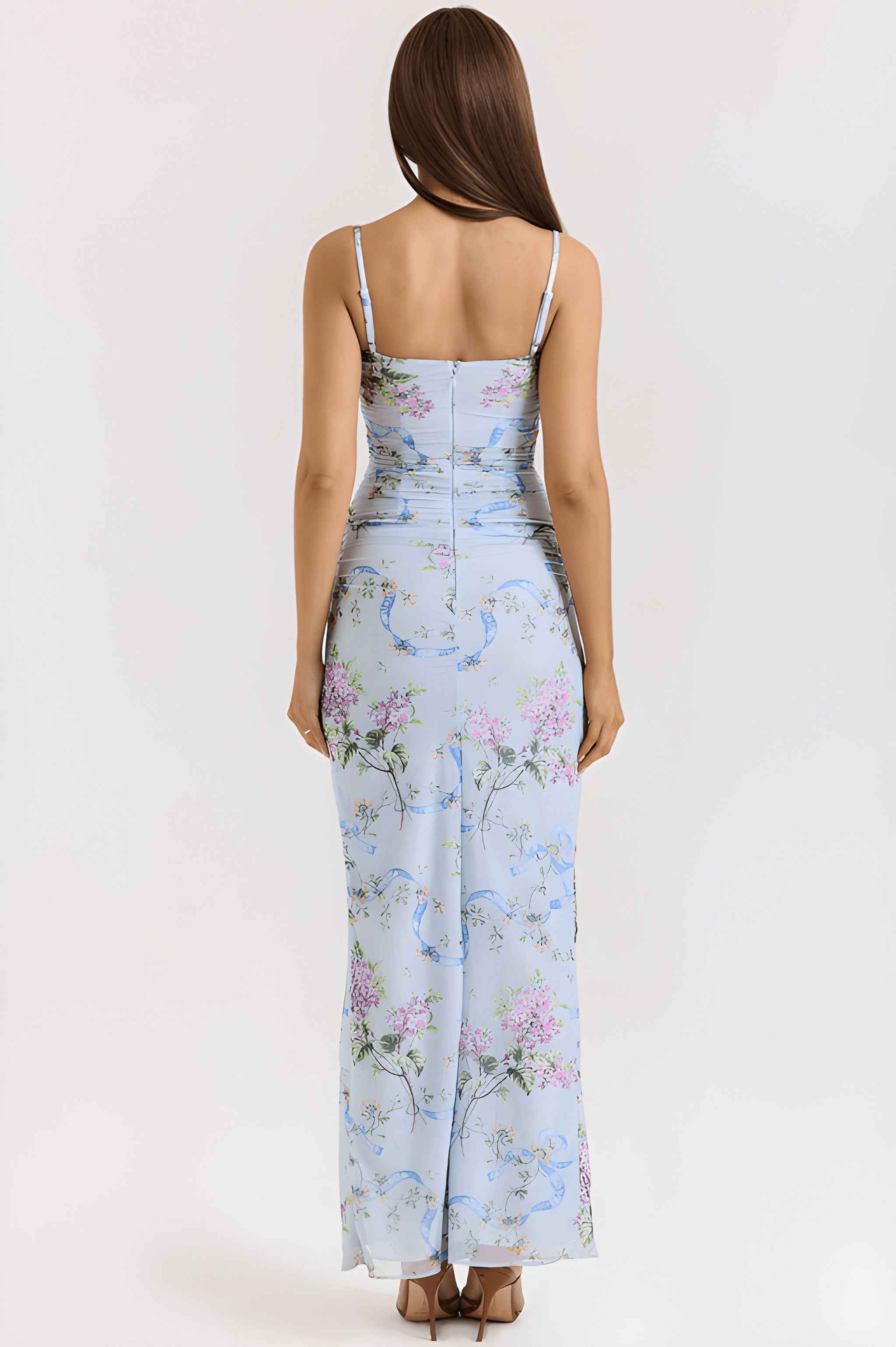 FREYA | Blue Floral Print Maxi Dress