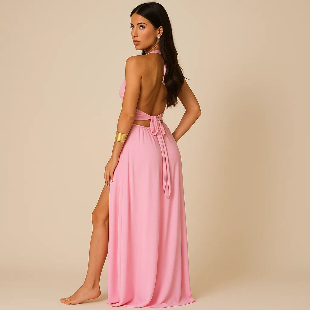 AUBREY | Side Slit Maxi Dress