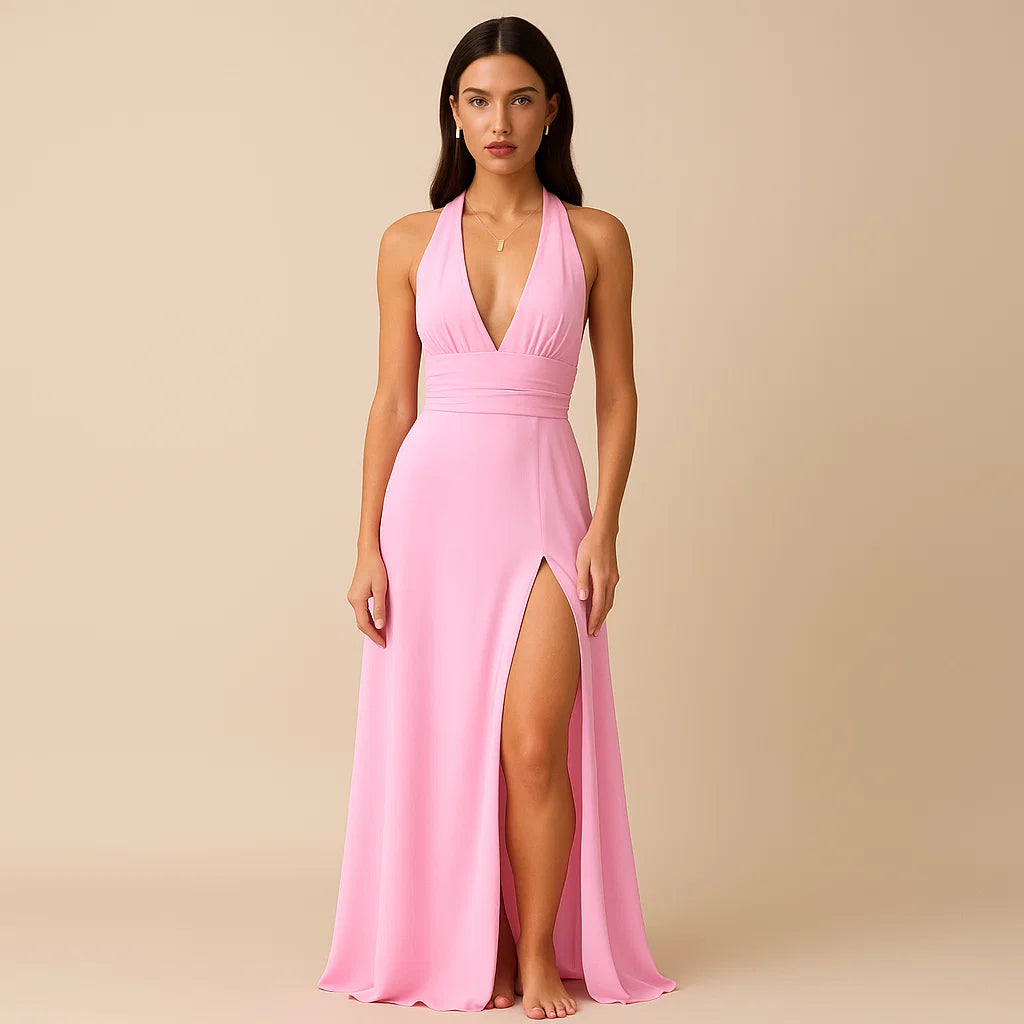 AUBREY | Side Slit Maxi Dress