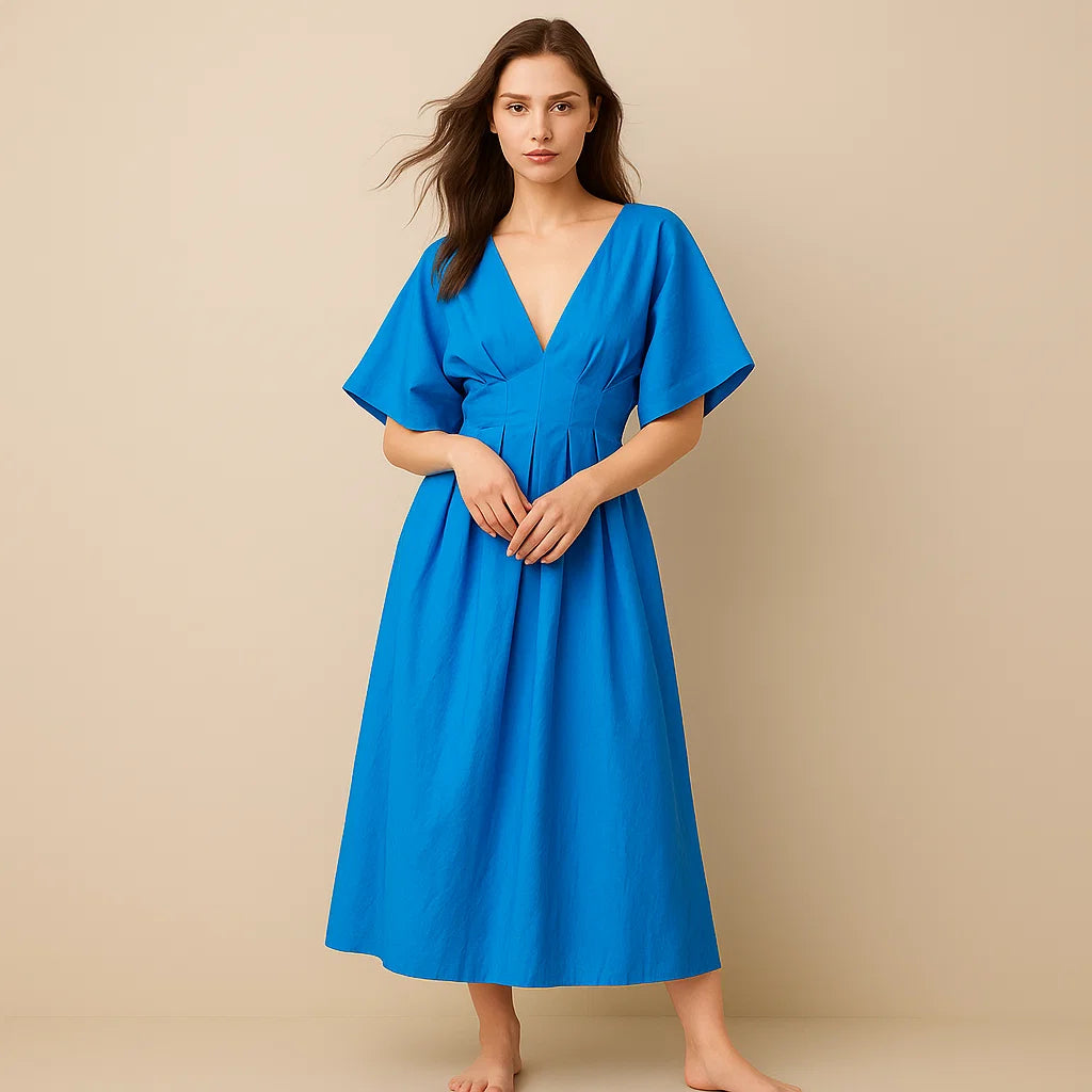 CHLOE | Short Sleeve Midi Dress
