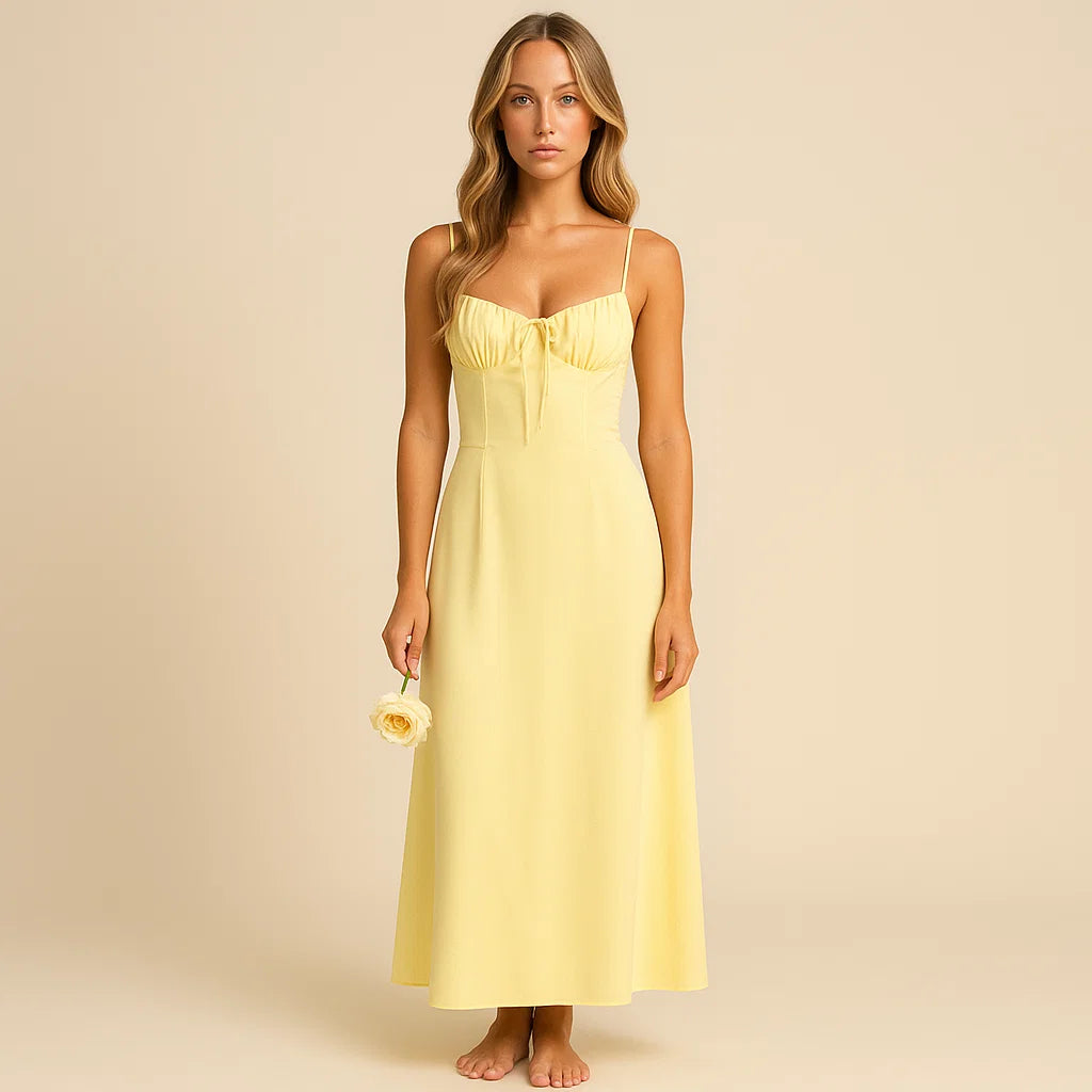 ELIZABETH | Corseted Maxi Dress