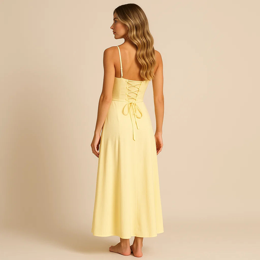 ELIZABETH | Corseted Maxi Dress