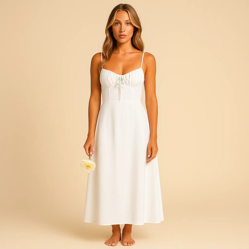 ELIZABETH | Corseted Maxi Dress