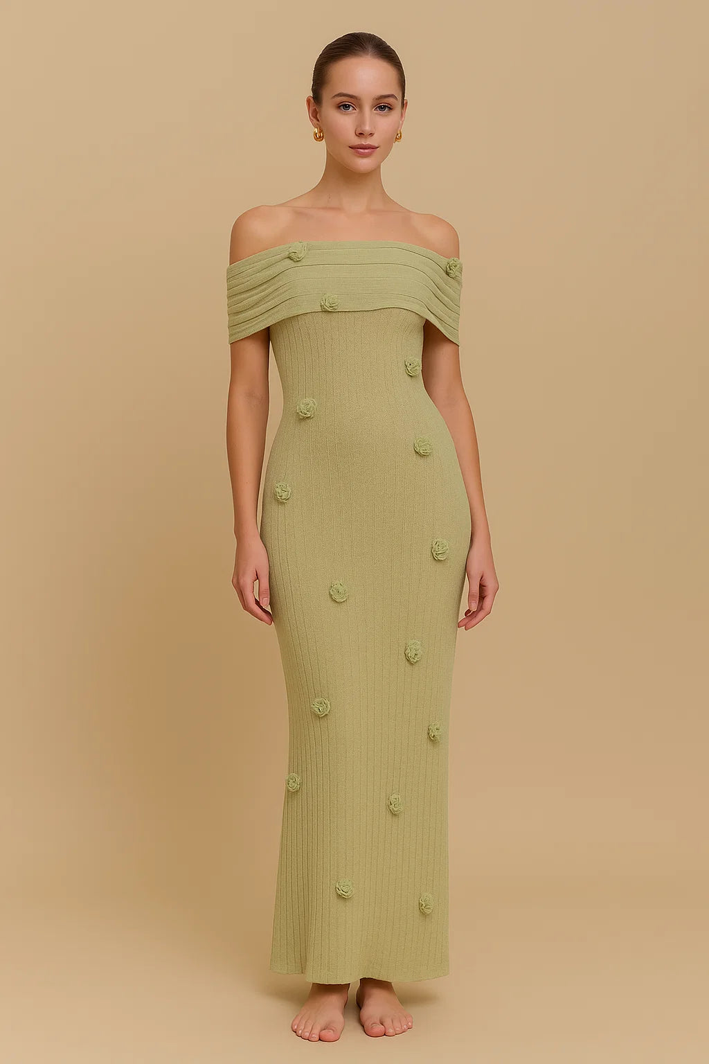 MADELEINE |  Orchid Knit Maxi Dress