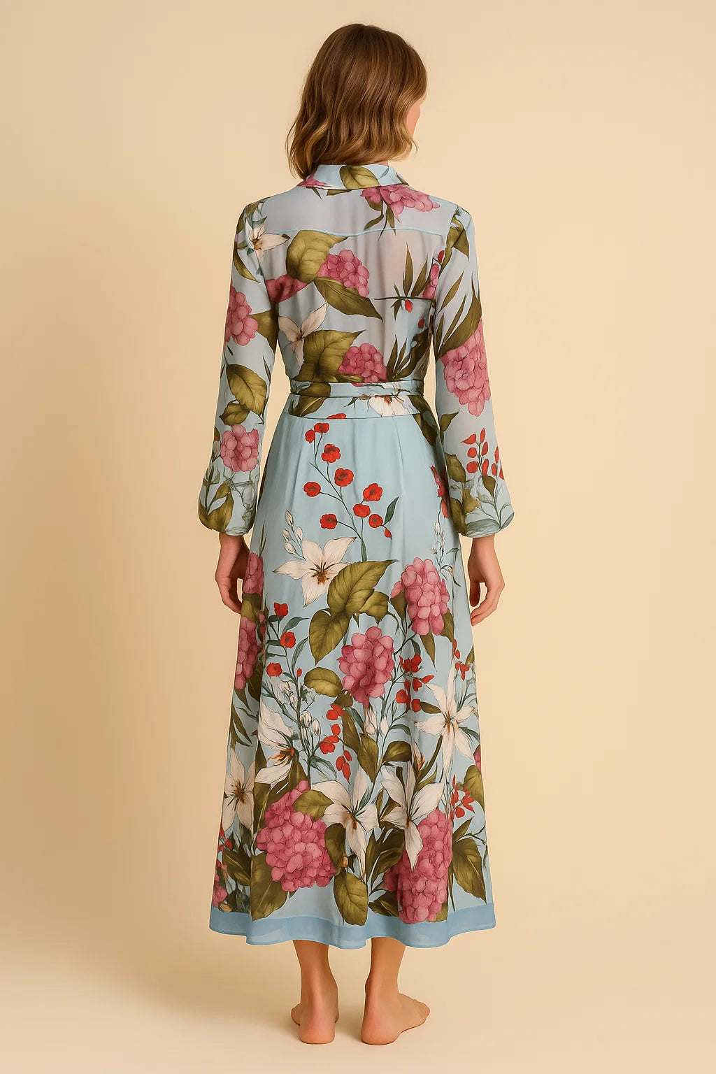 JAIMY | Elegant Two-Piece Shirt And Skirt Set