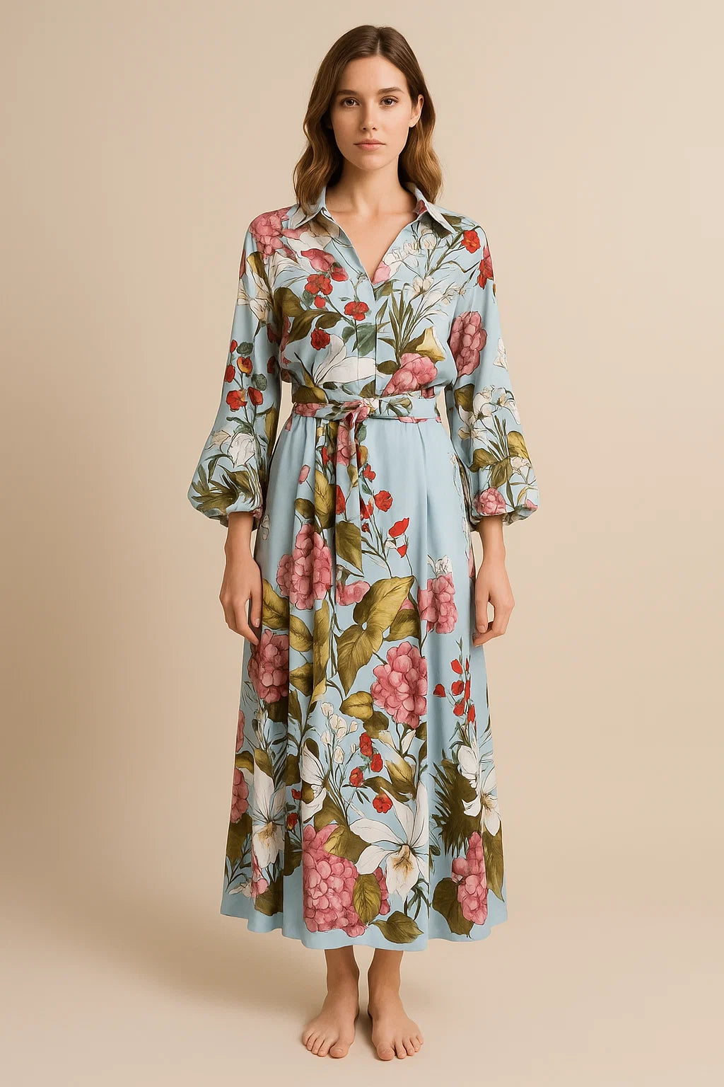 JAIMY | Elegant Two-Piece Shirt And Skirt Set