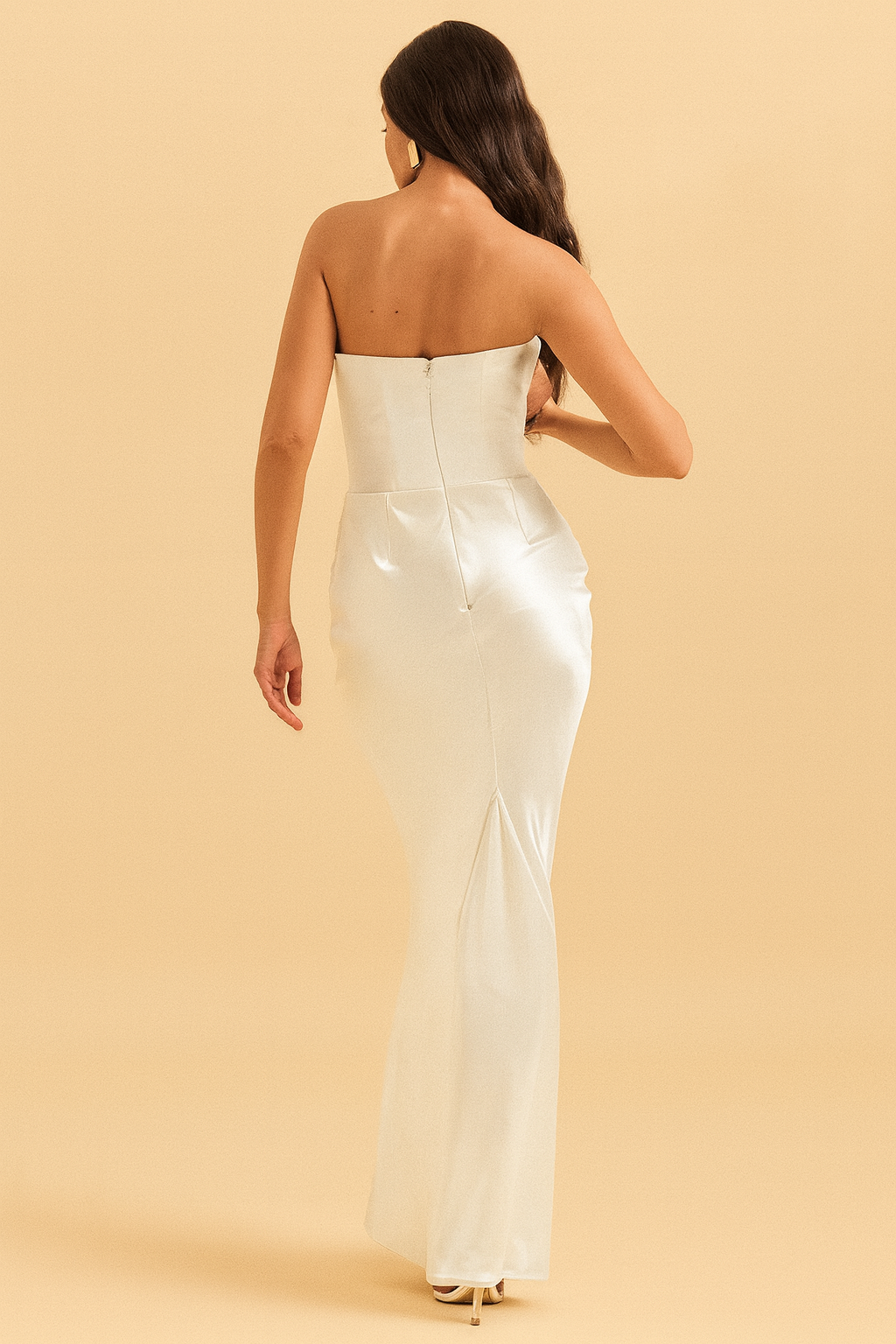 AURELIA | Strapless Corset-Style Maxi Dress