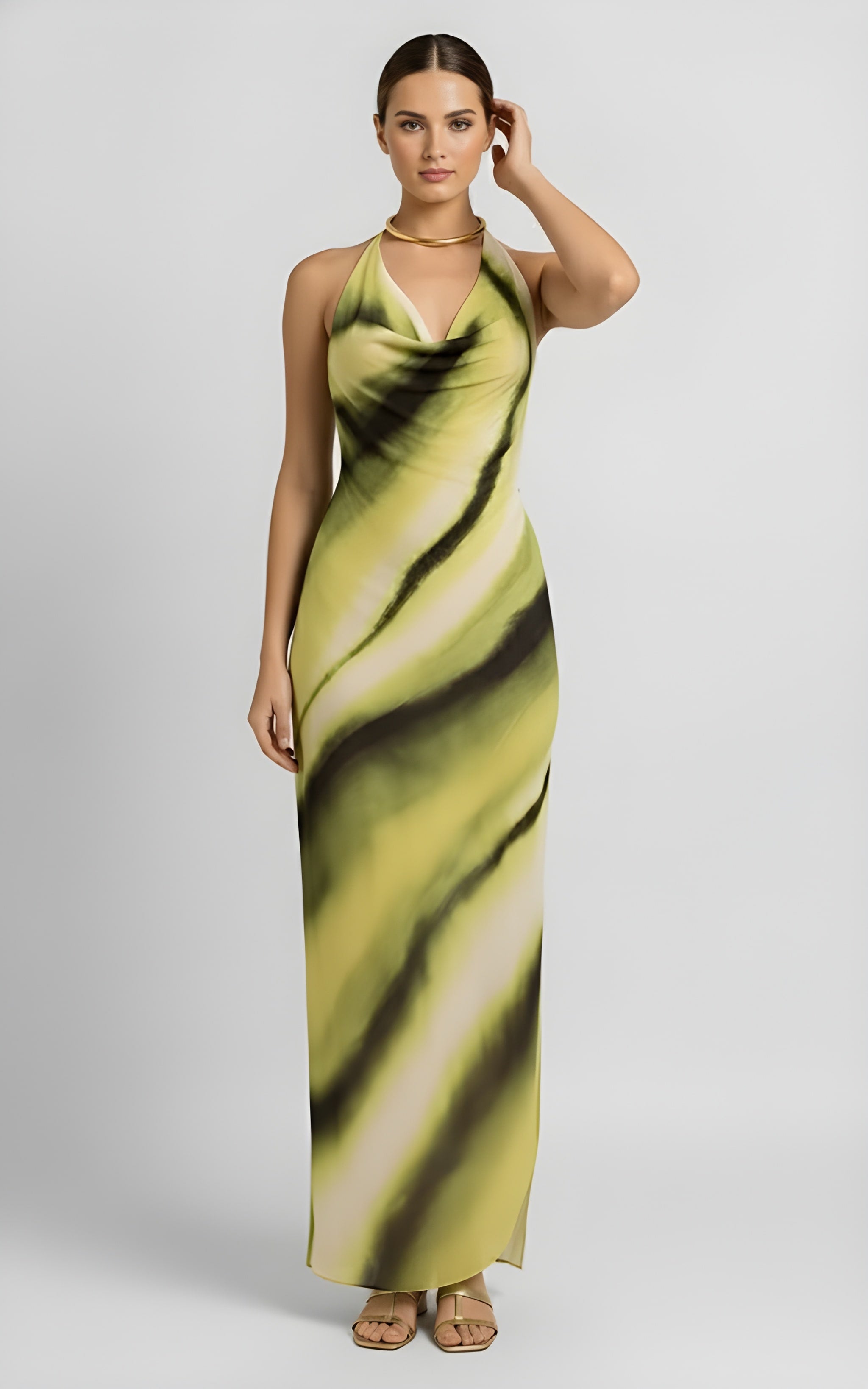 KAILANI | Cowl Neck Maxi Dress