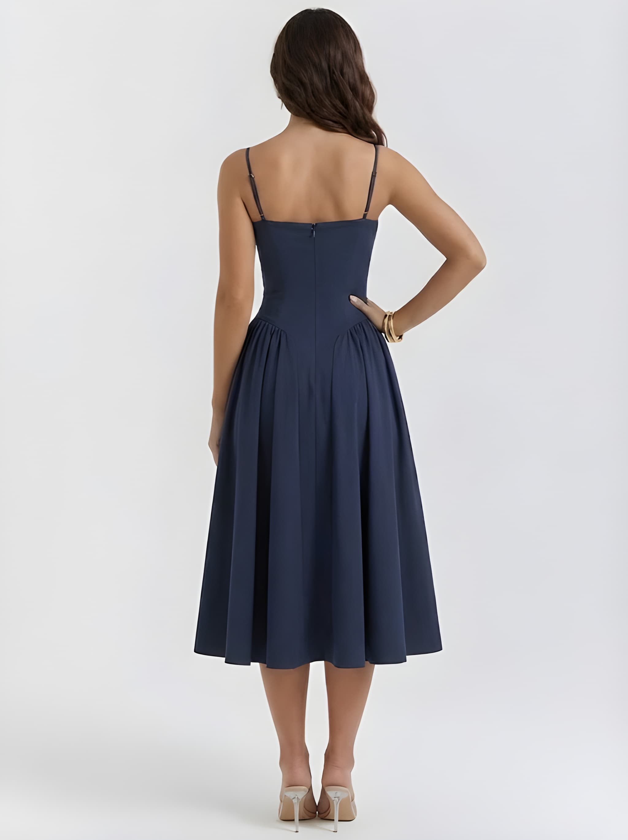 SERENA | Corset Midi Dress