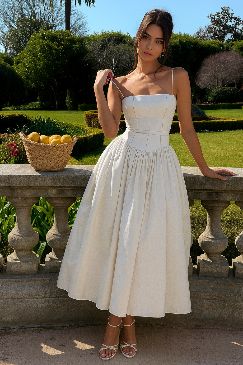 AMELIA | Cotton Maxi Sundress