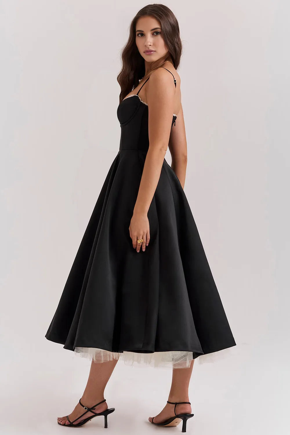 AVERY | Tulle Midi Dress