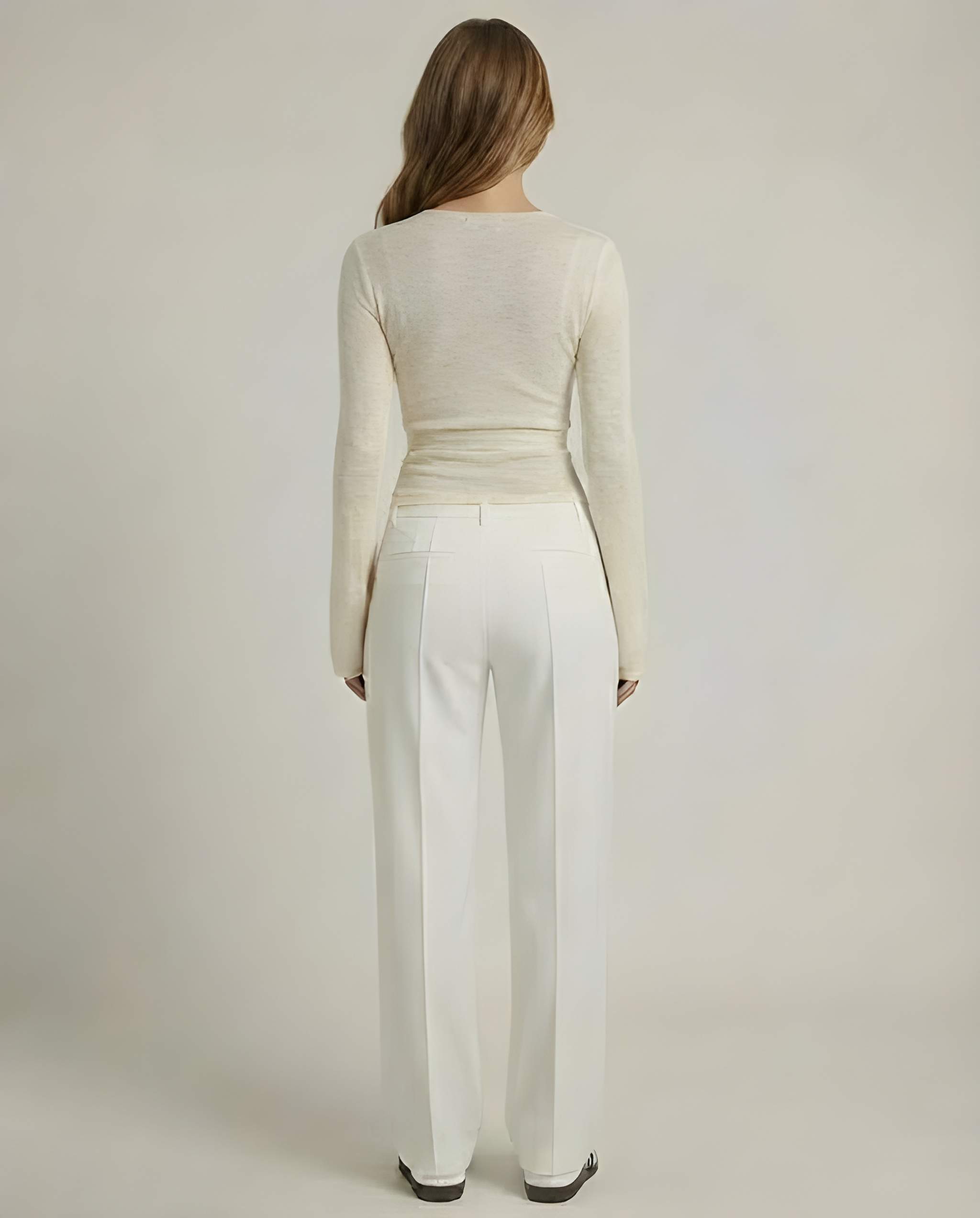 SOLENE | Soft Knit Wrap Top