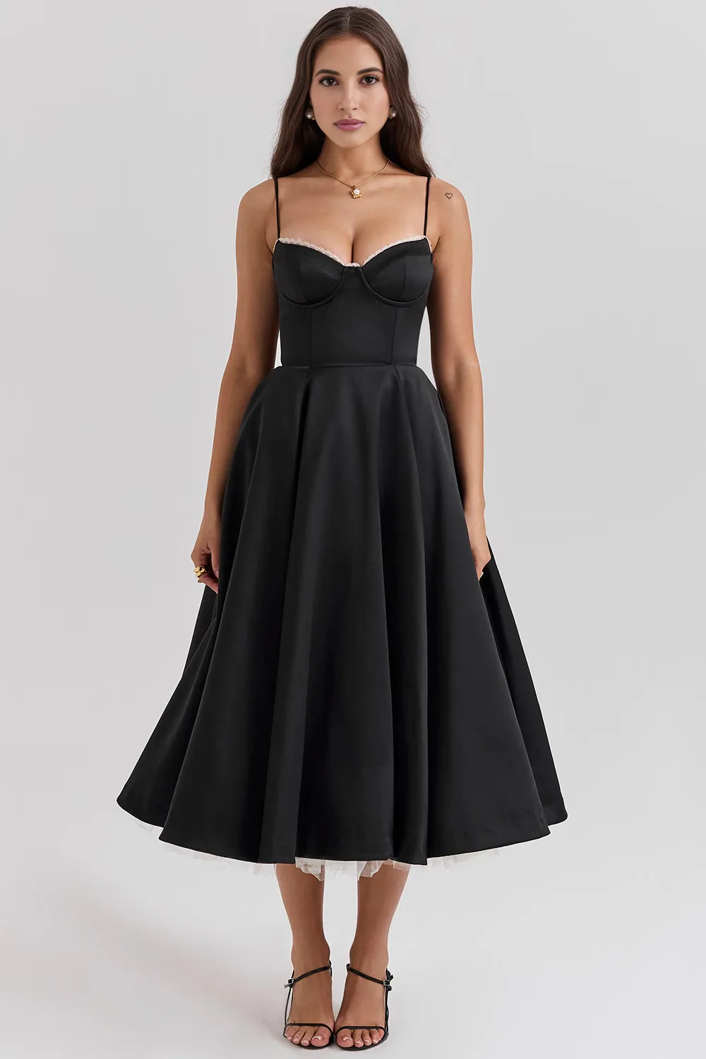 AVERY | Tulle Midi Dress