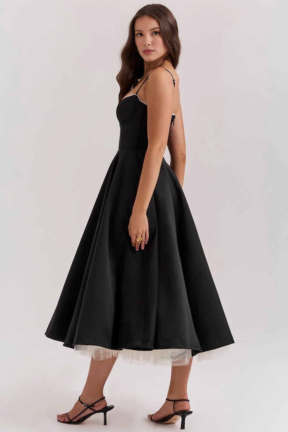 AVERY | Tulle Midi Dress