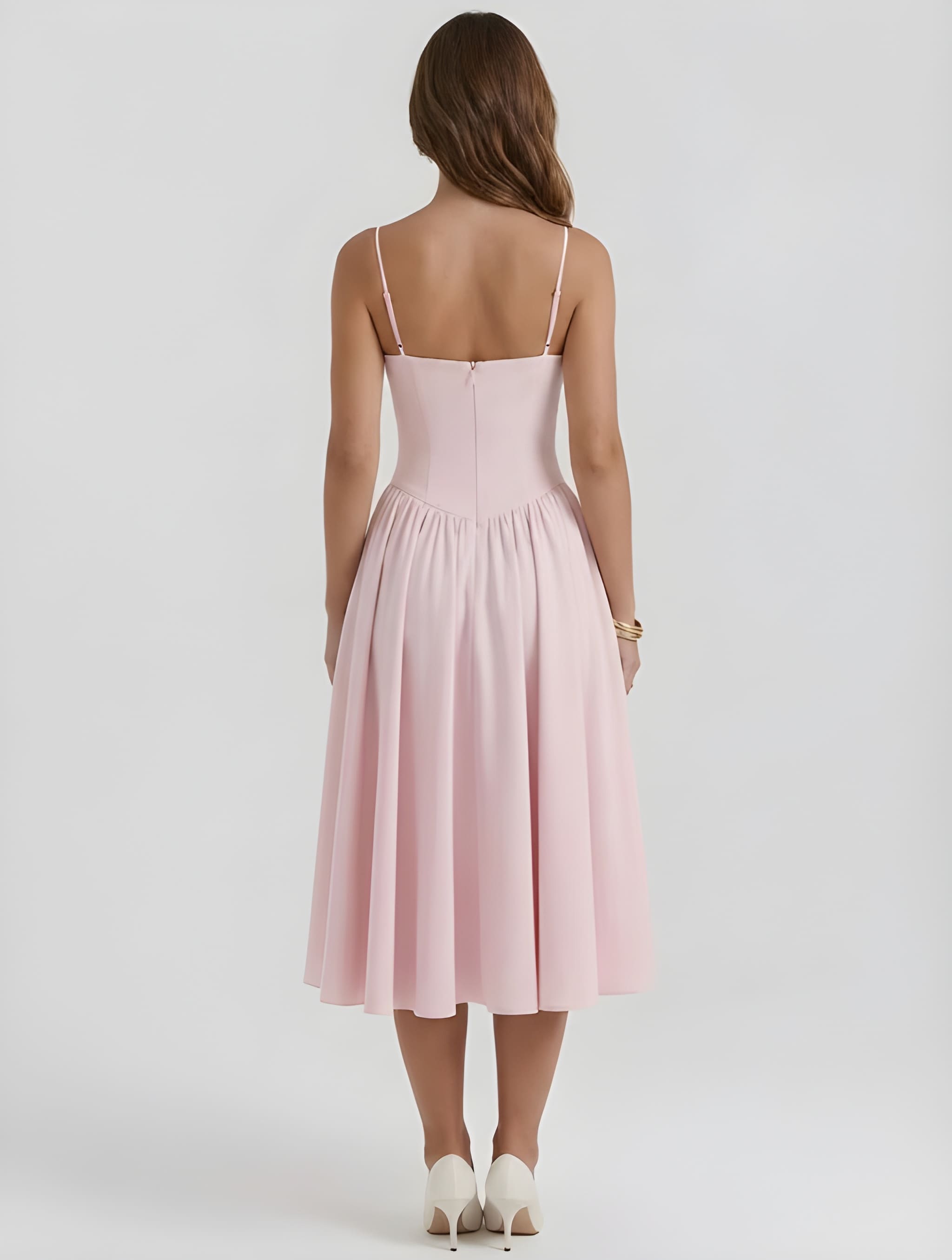 SERENA | Corset Midi Dress