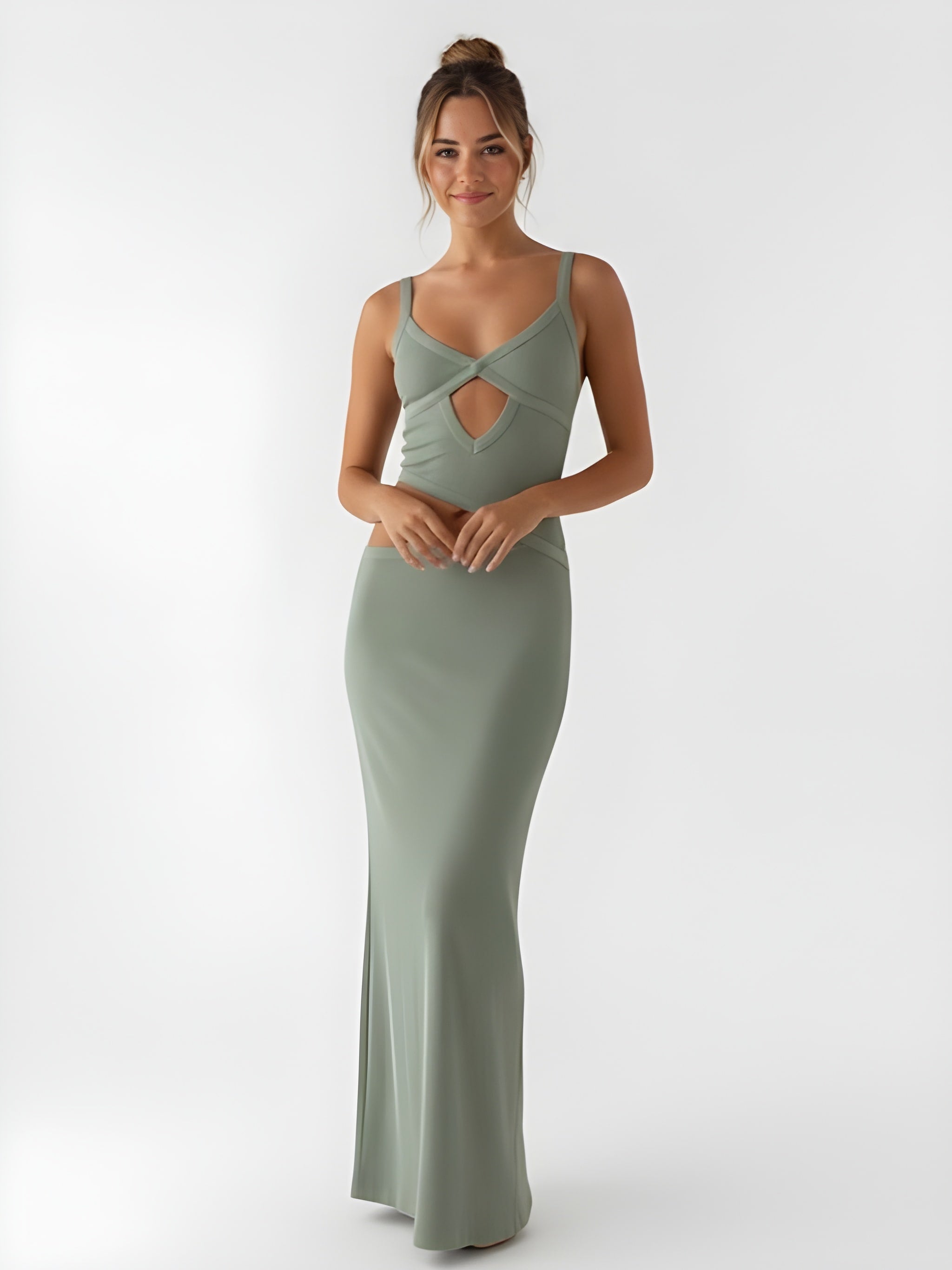 JOCELYN | Cutout Wrap Maxi Dress