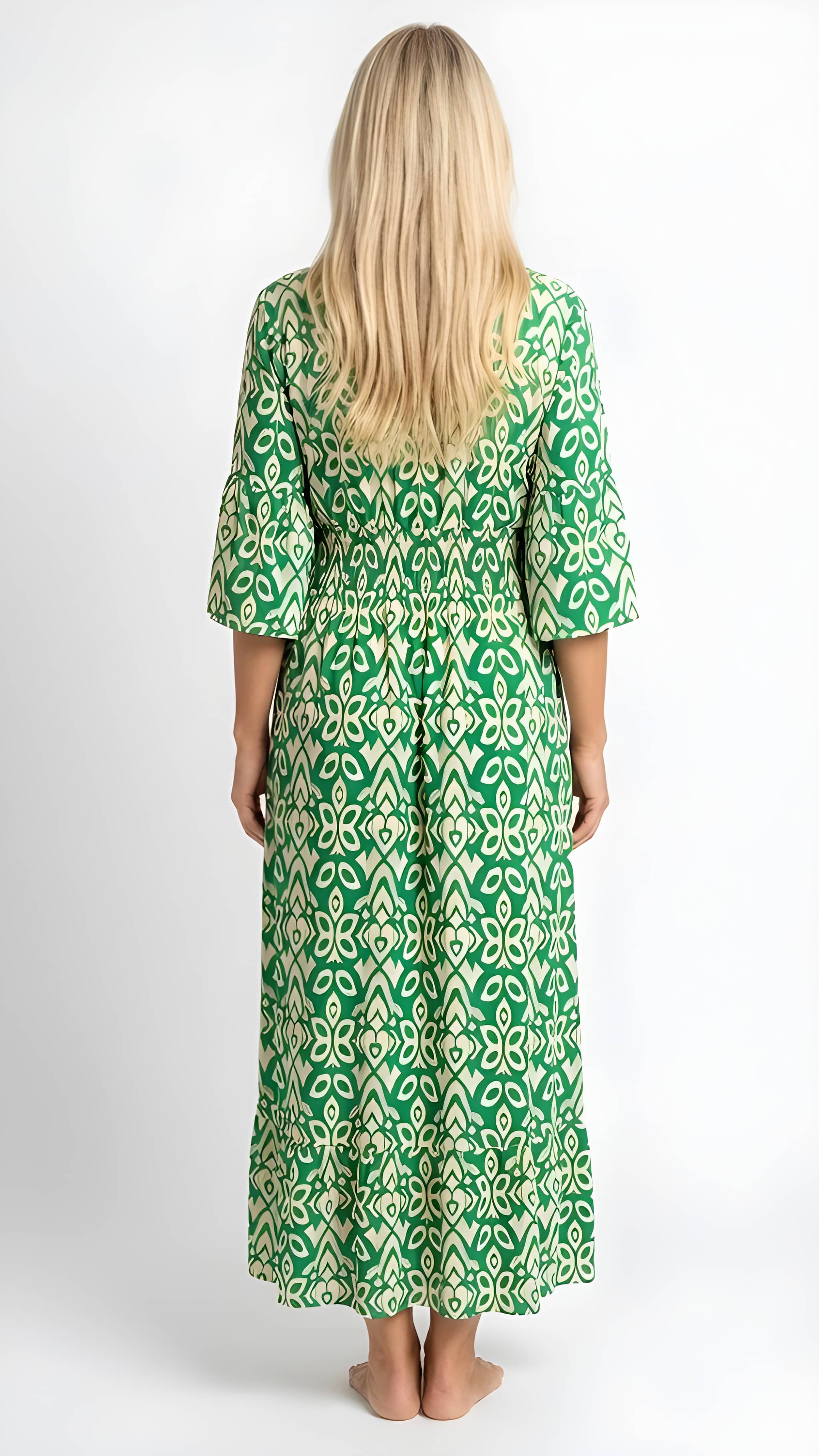 OLIVIA | Boho Floral Maxi Dress