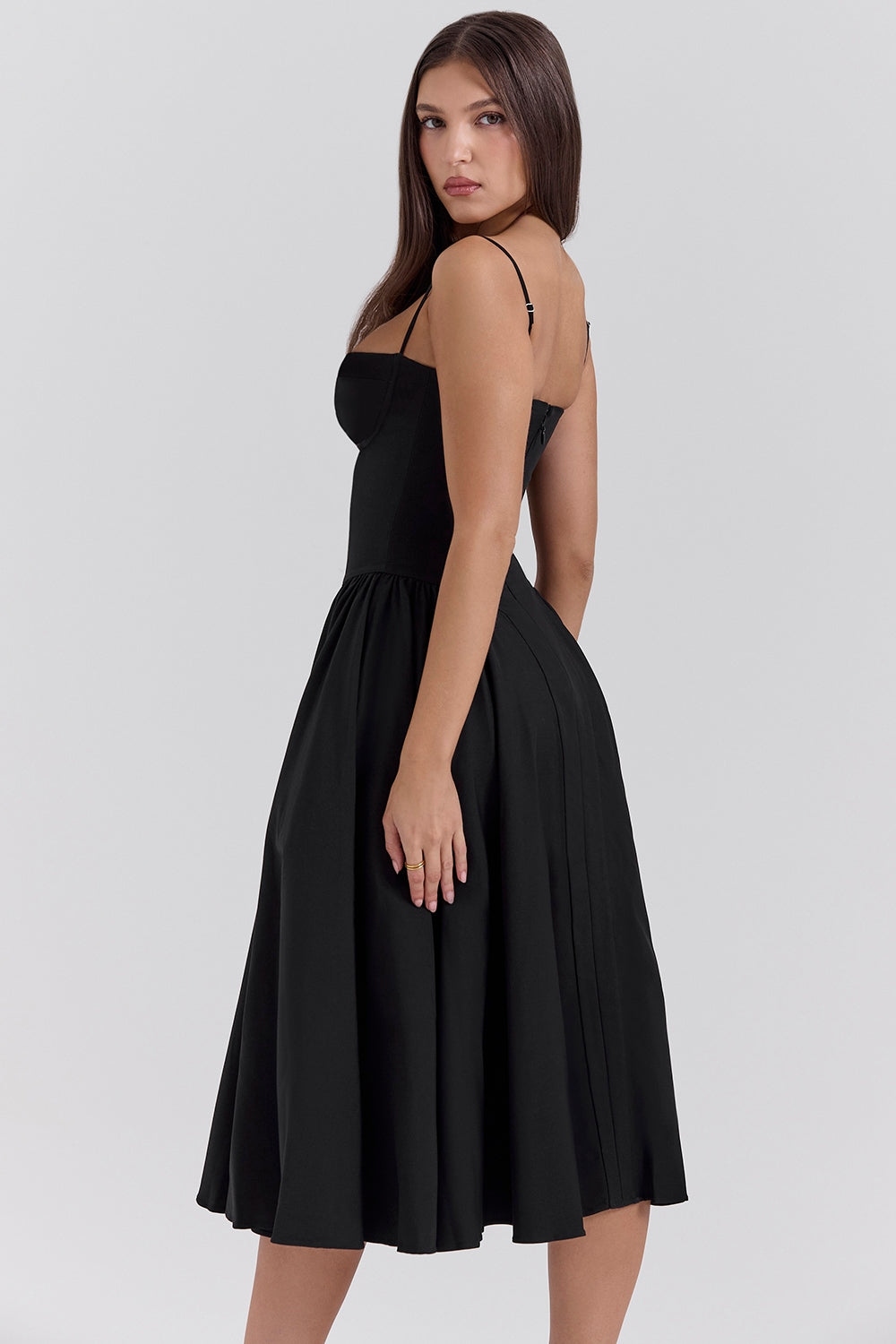 SERENA | Corset Midi Dress