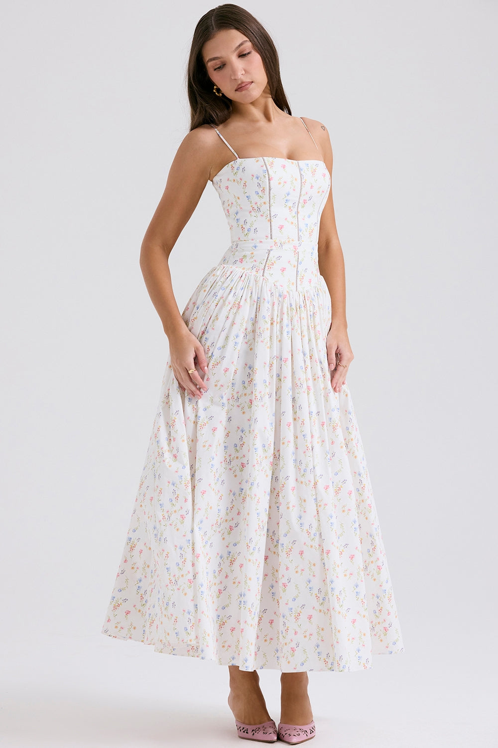 AMELIA | Cotton Maxi Sundress