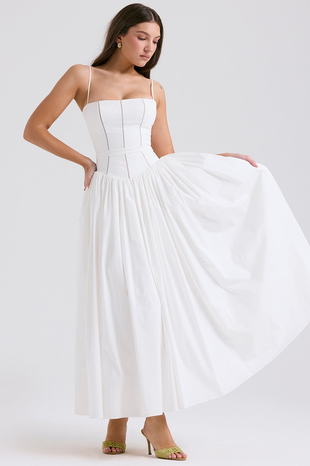 AMELIA | Cotton Maxi Sundress