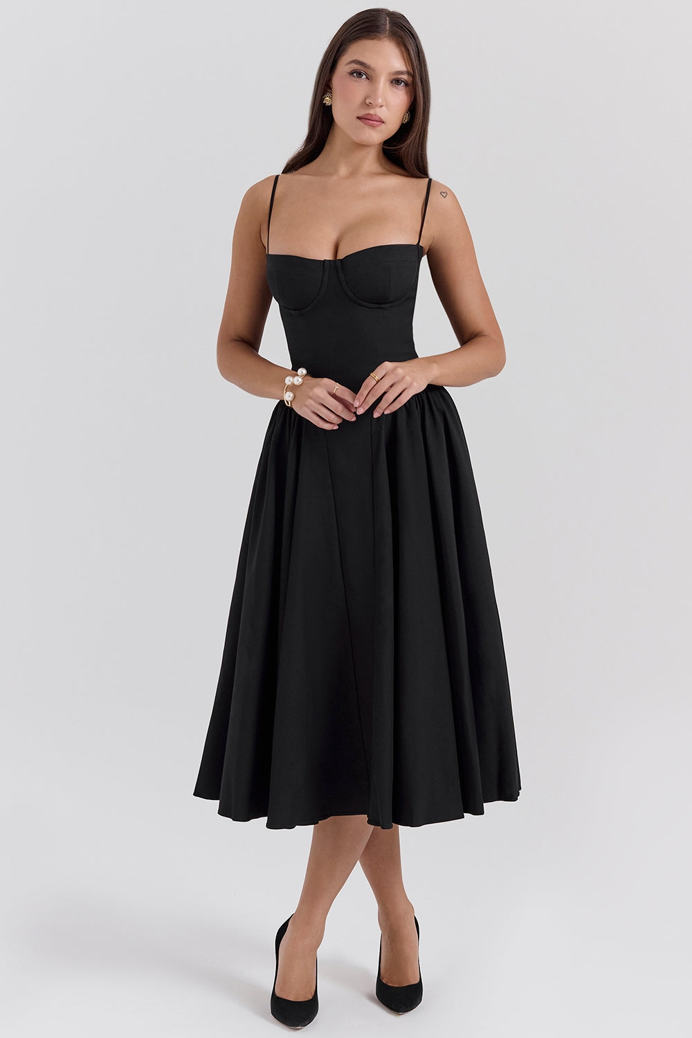 SERENA | Corset Midi Dress