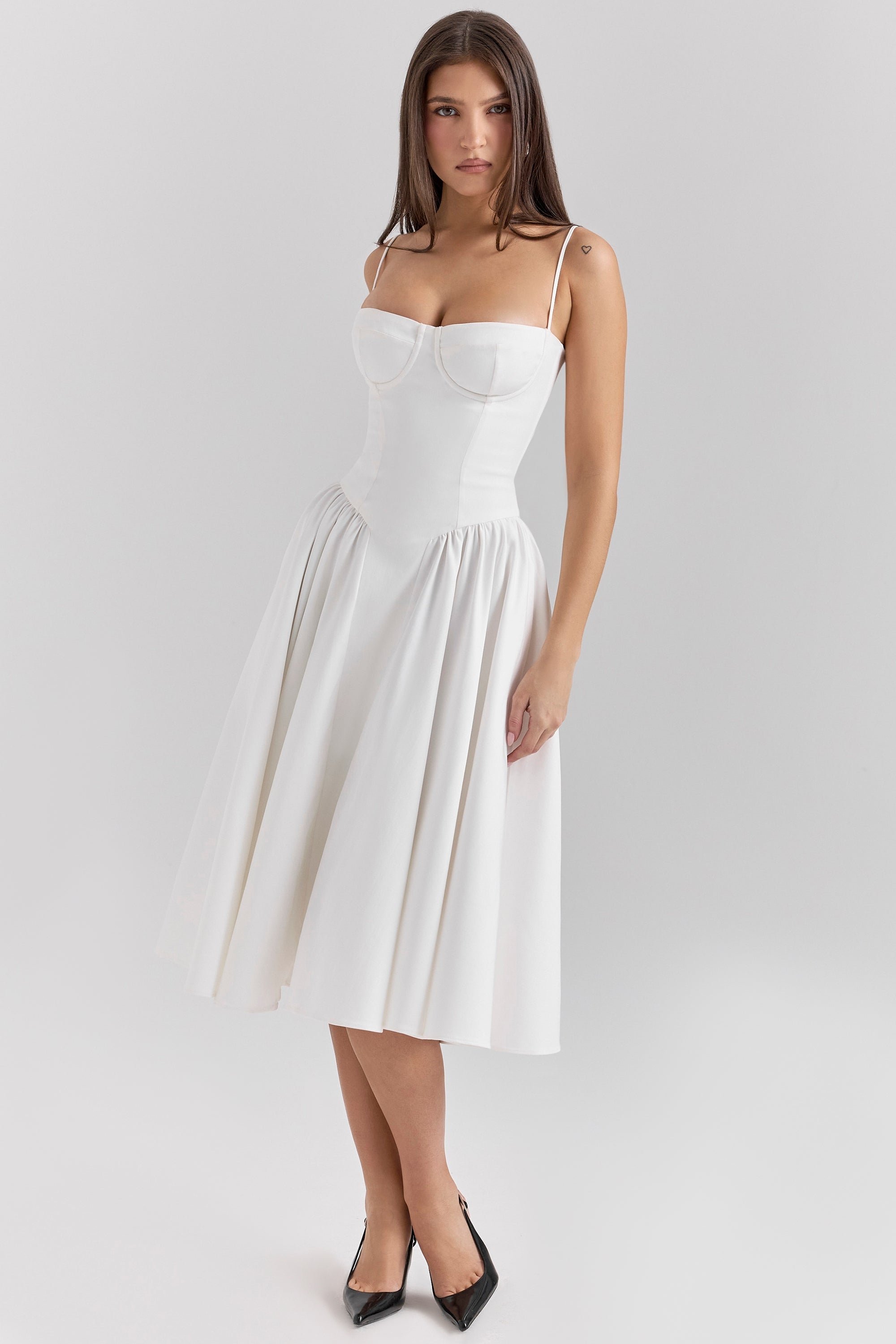 SERENA | Corset Midi Dress