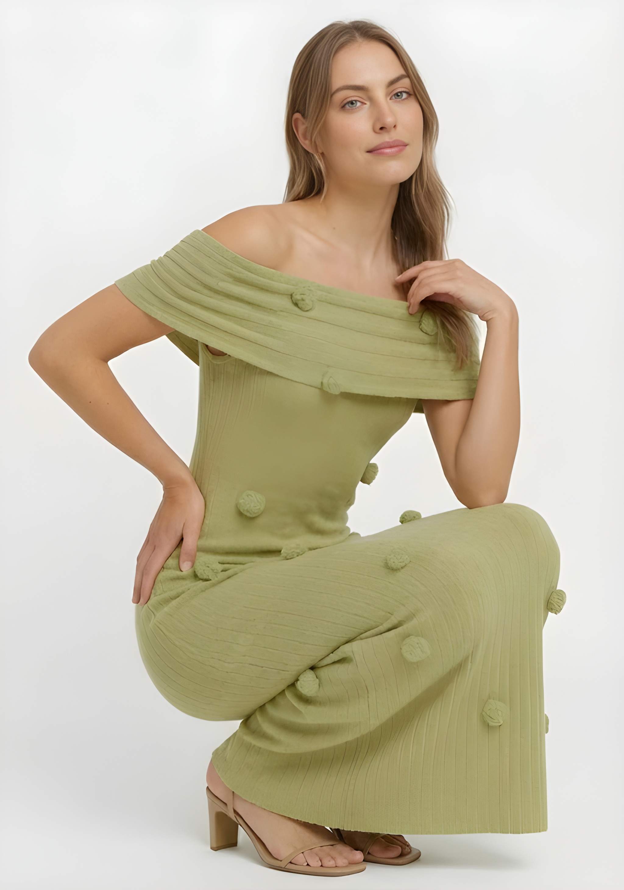 MADELEINE |  Orchid Knit Maxi Dress