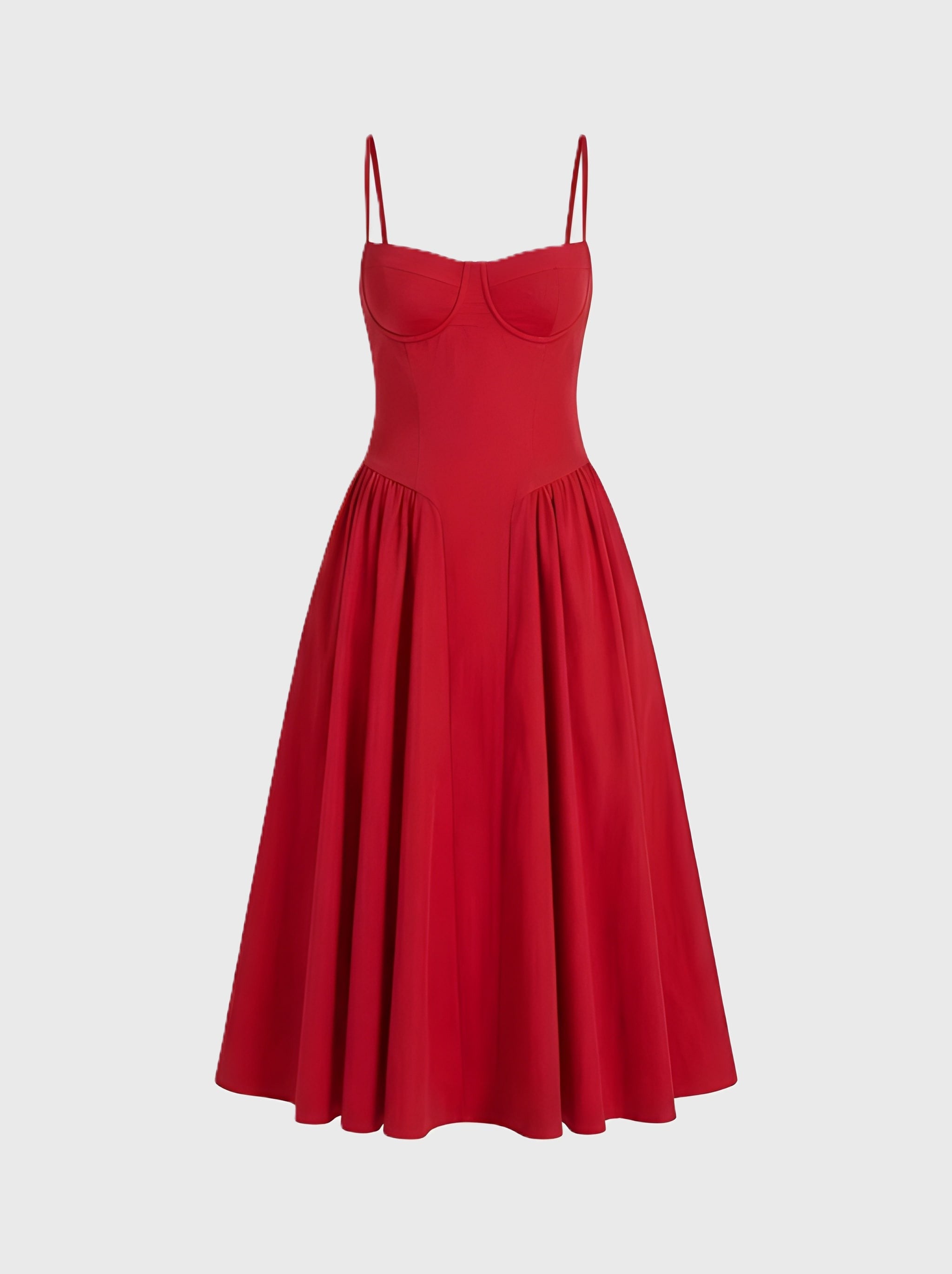 SERENA | Corset Midi Dress