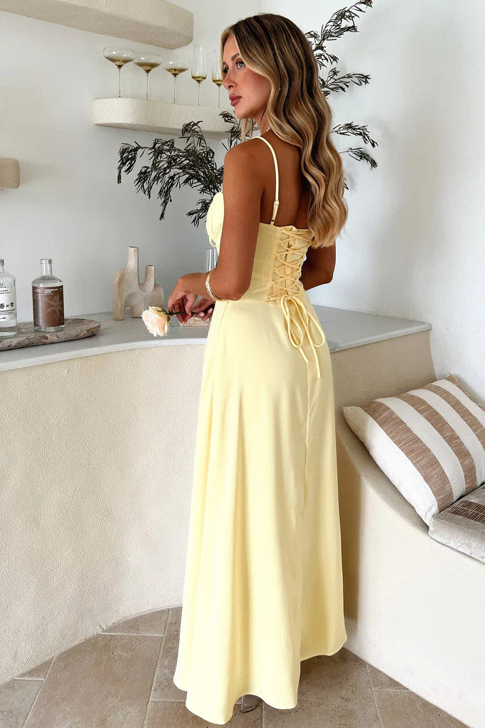 ELIZABETH | Corseted Maxi Dress