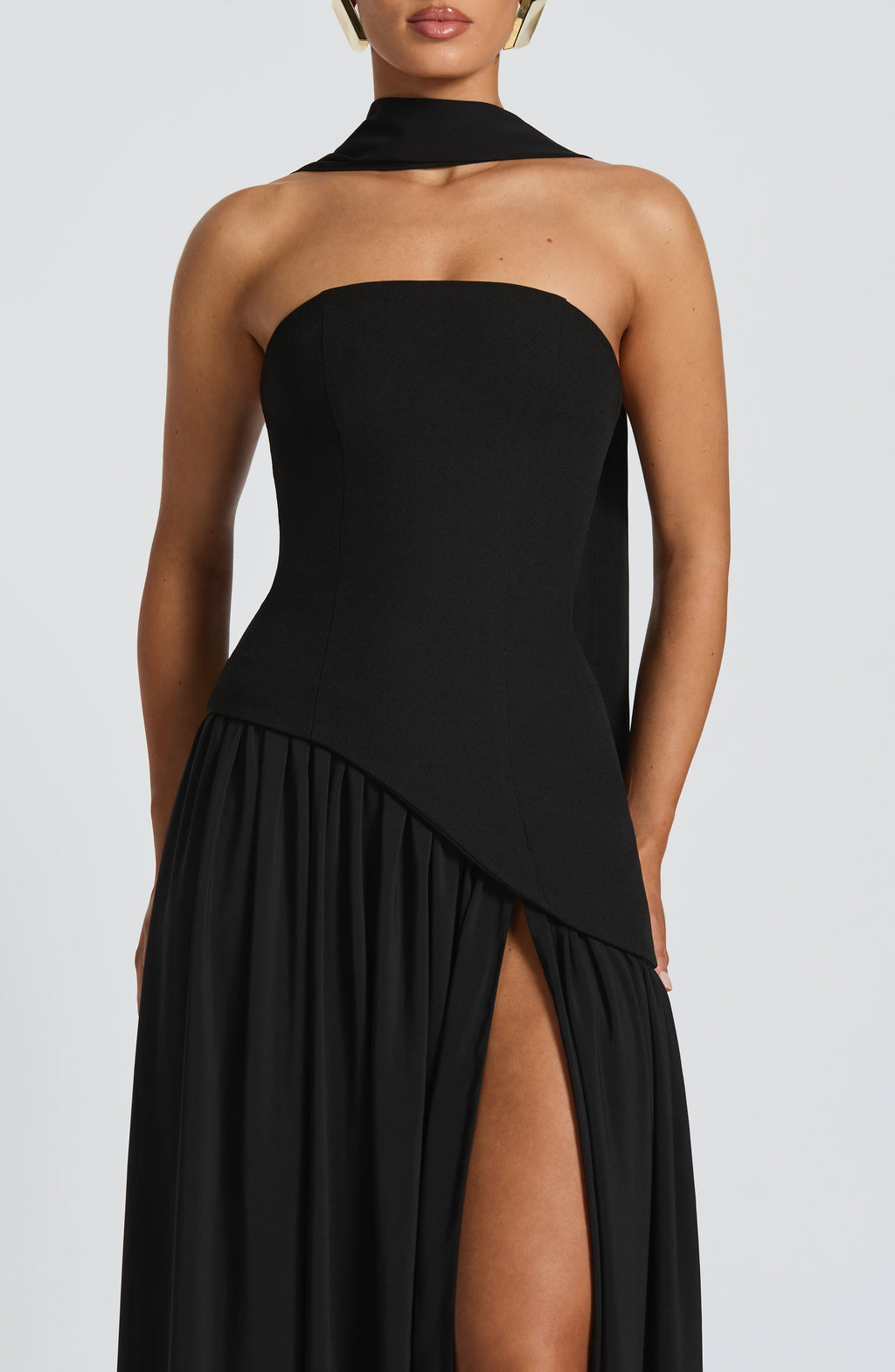 JIRAH | Scarf Maxi Dress