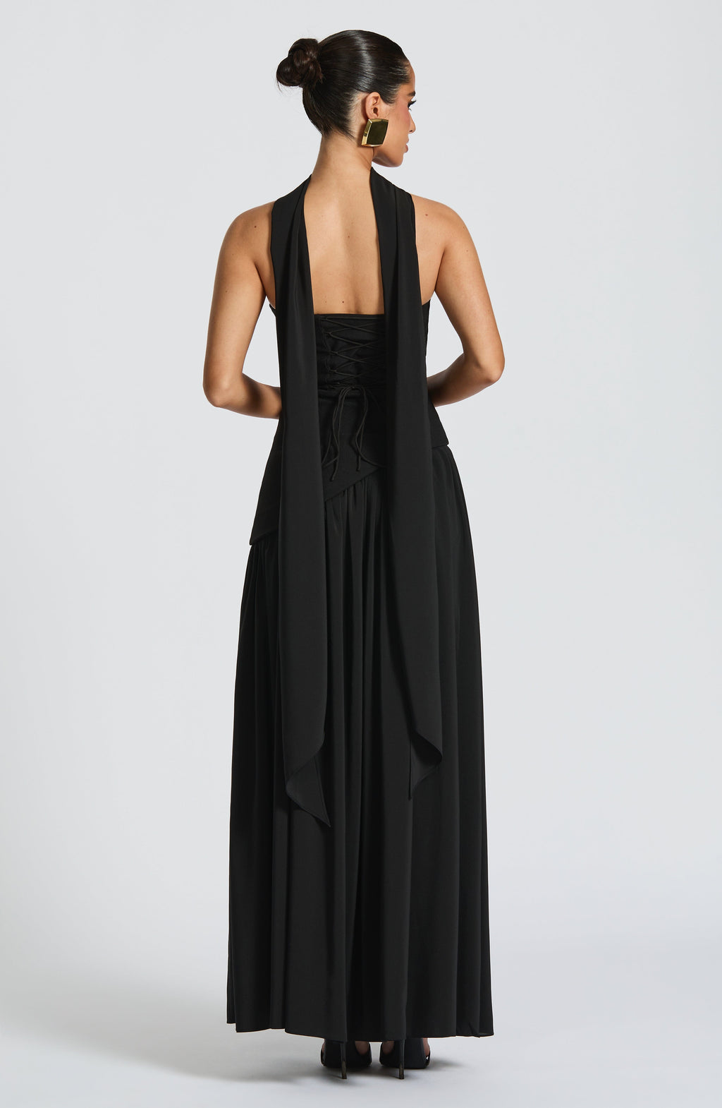JIRAH | Scarf Maxi Dress