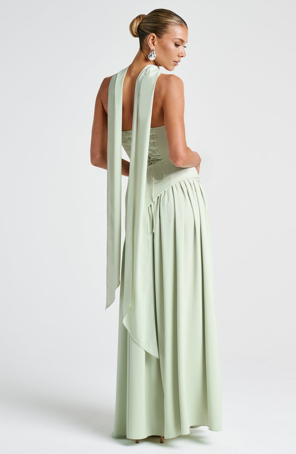 JIRAH | Scarf Maxi Dress