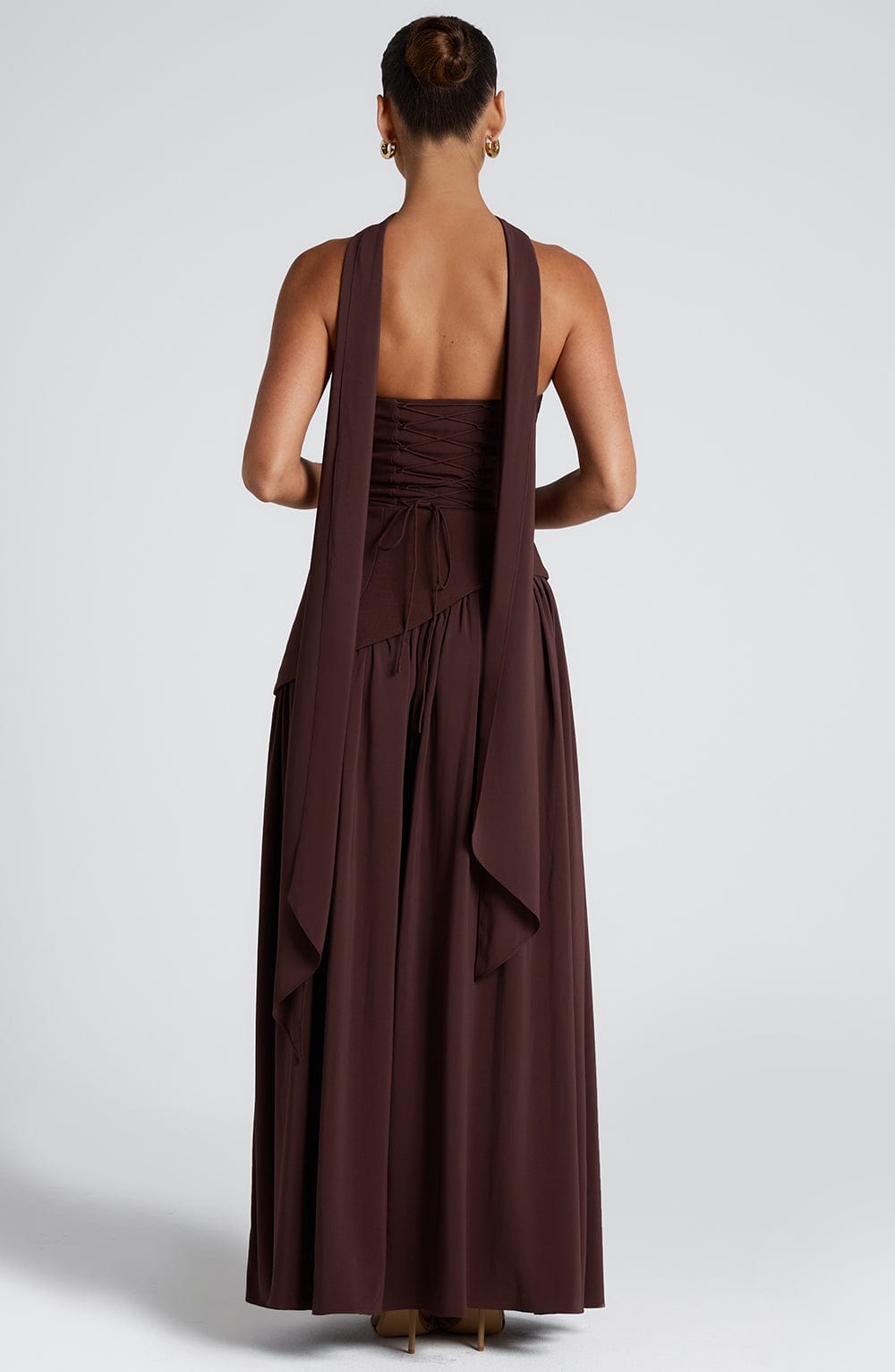 JIRAH | Scarf Maxi Dress