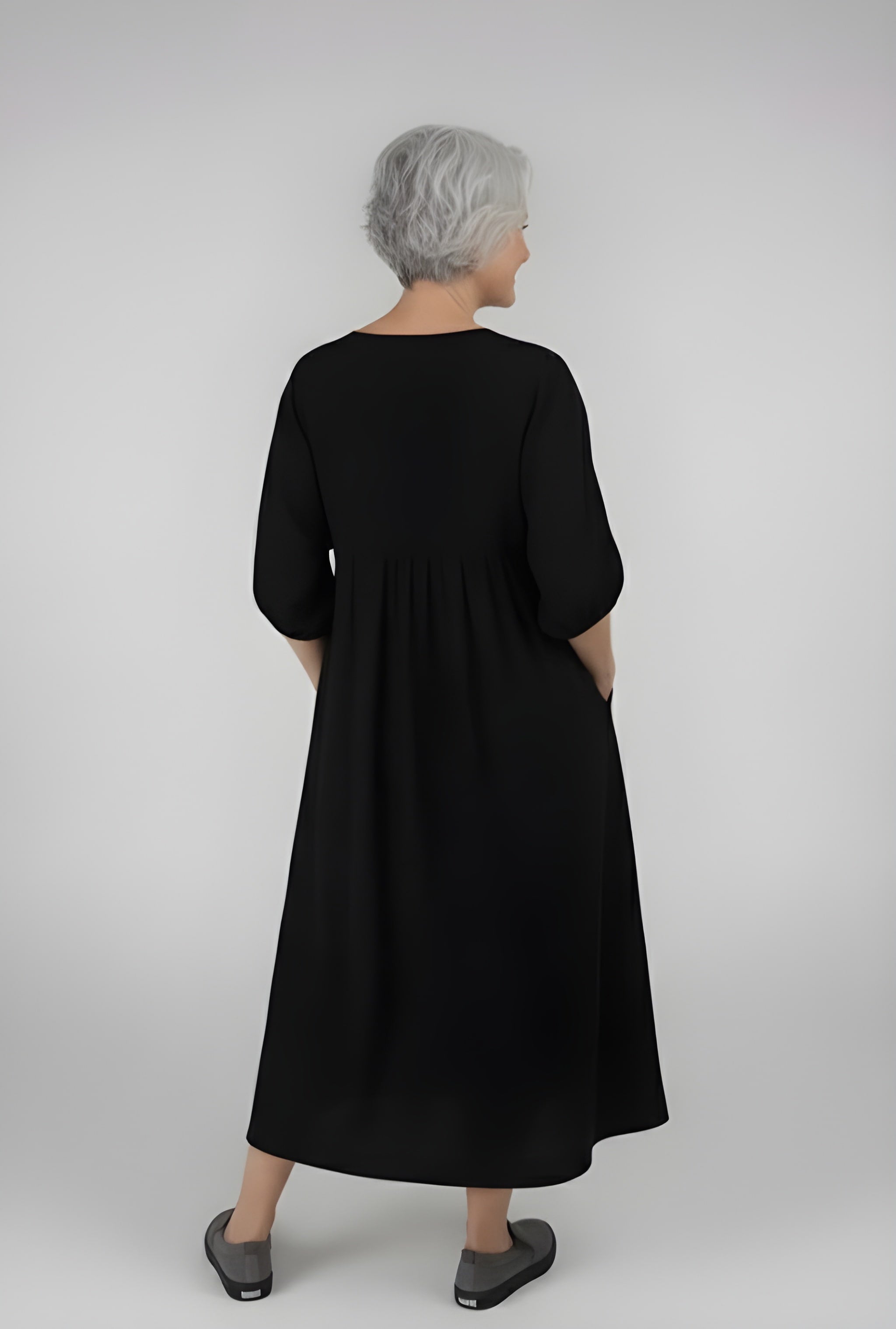 ELORA | Classic Comfort Midi Dress