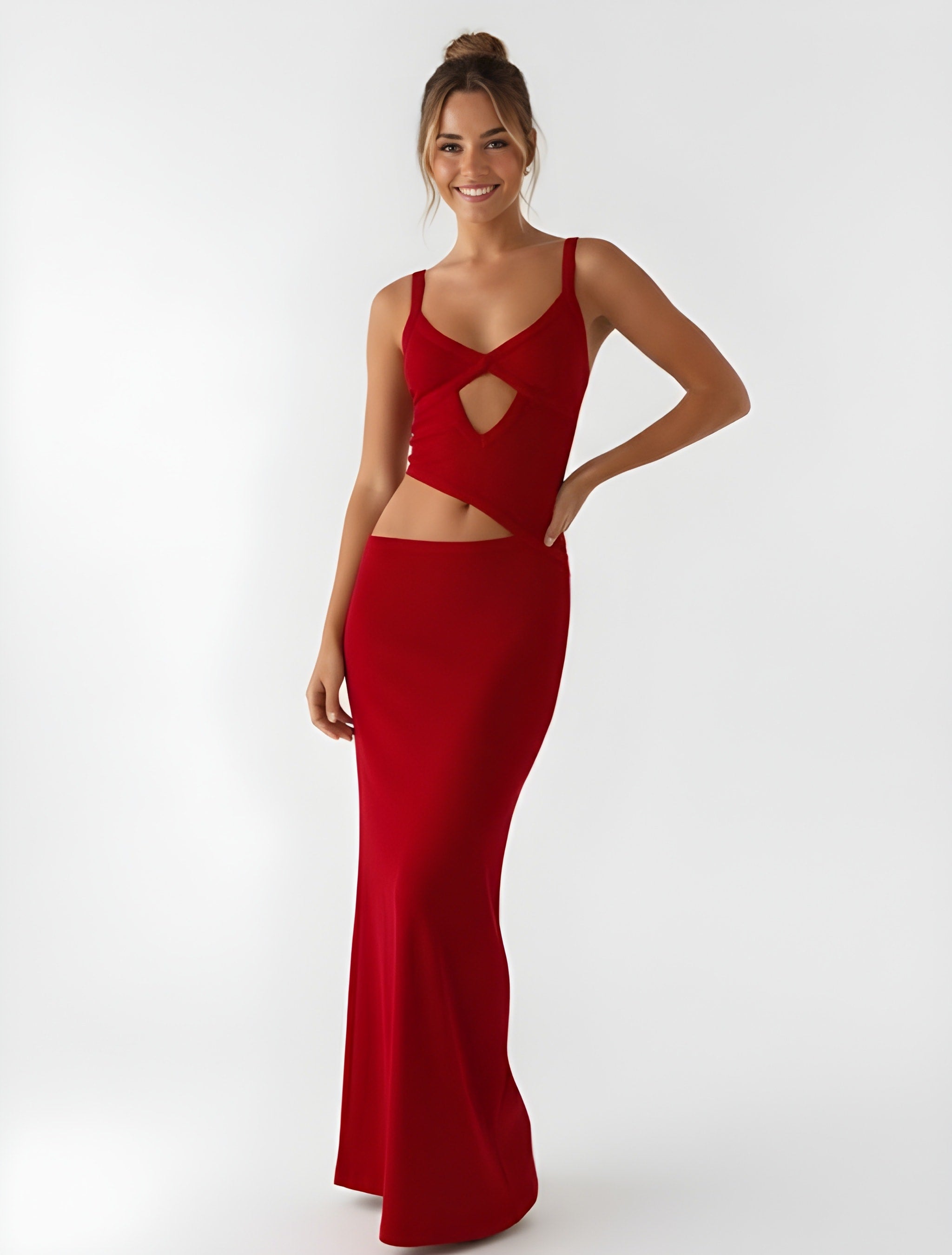JOCELYN | Cutout Wrap Maxi Dress