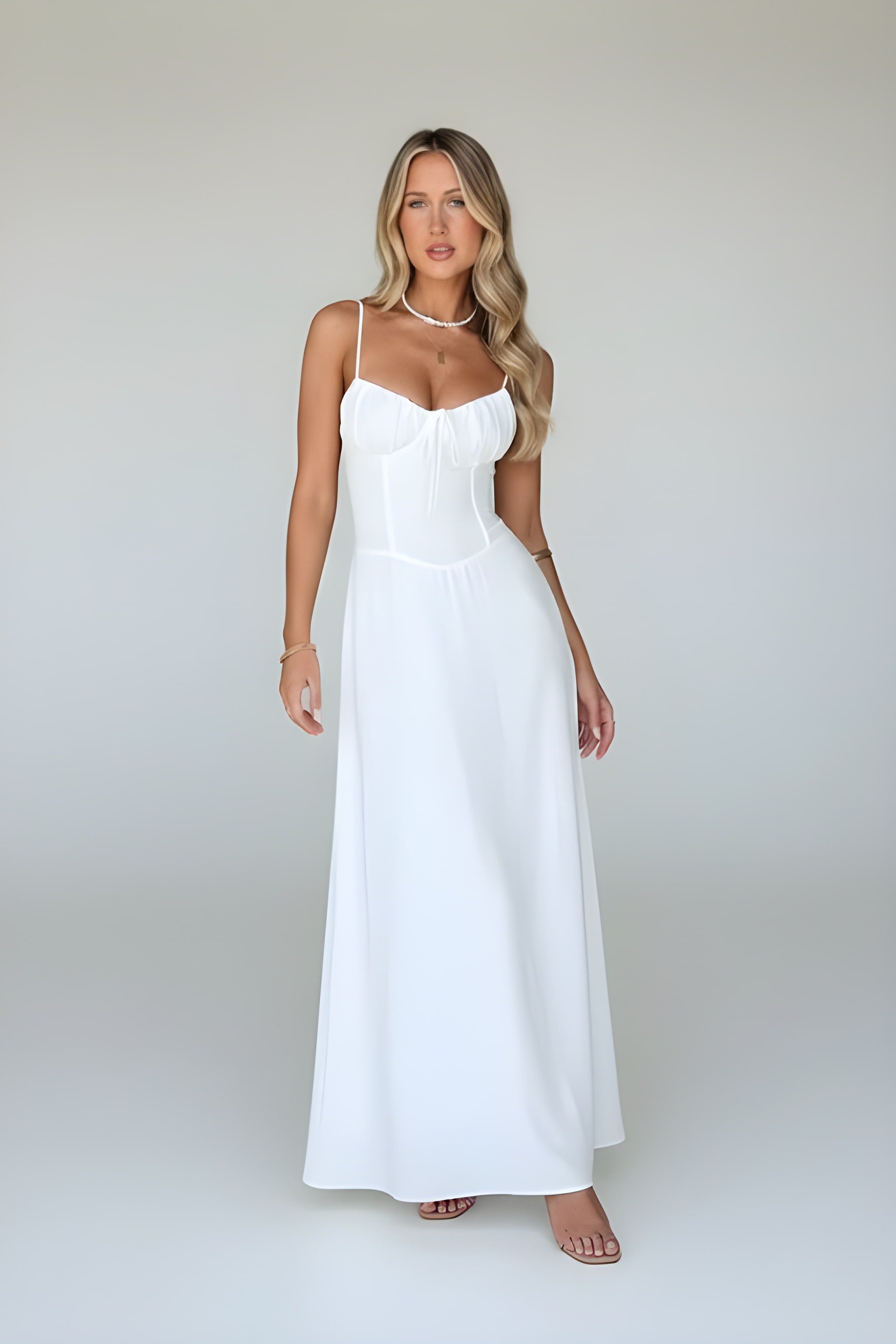 ELIZABETH | Corseted Maxi Dress