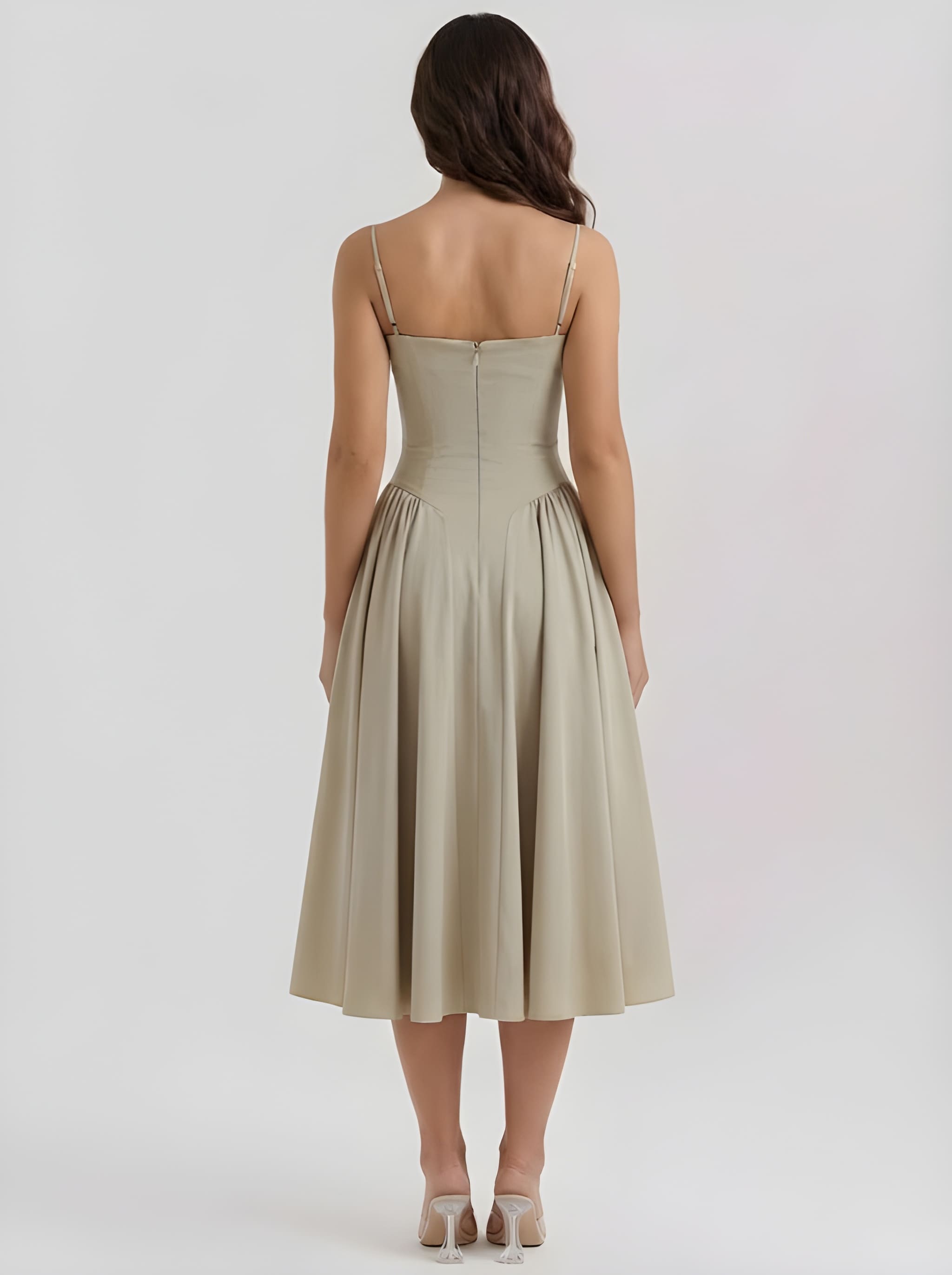 SERENA | Corset Midi Dress
