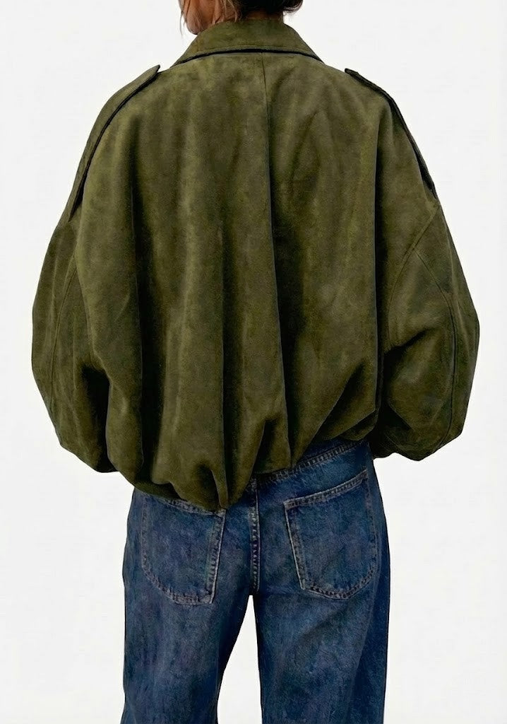 TAHLIA | Elegant Suede Loose Jacket