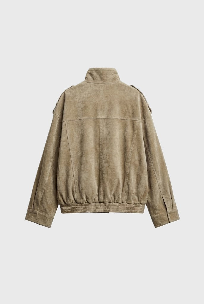 TANYA | Oversized Suede Cargo Jacket