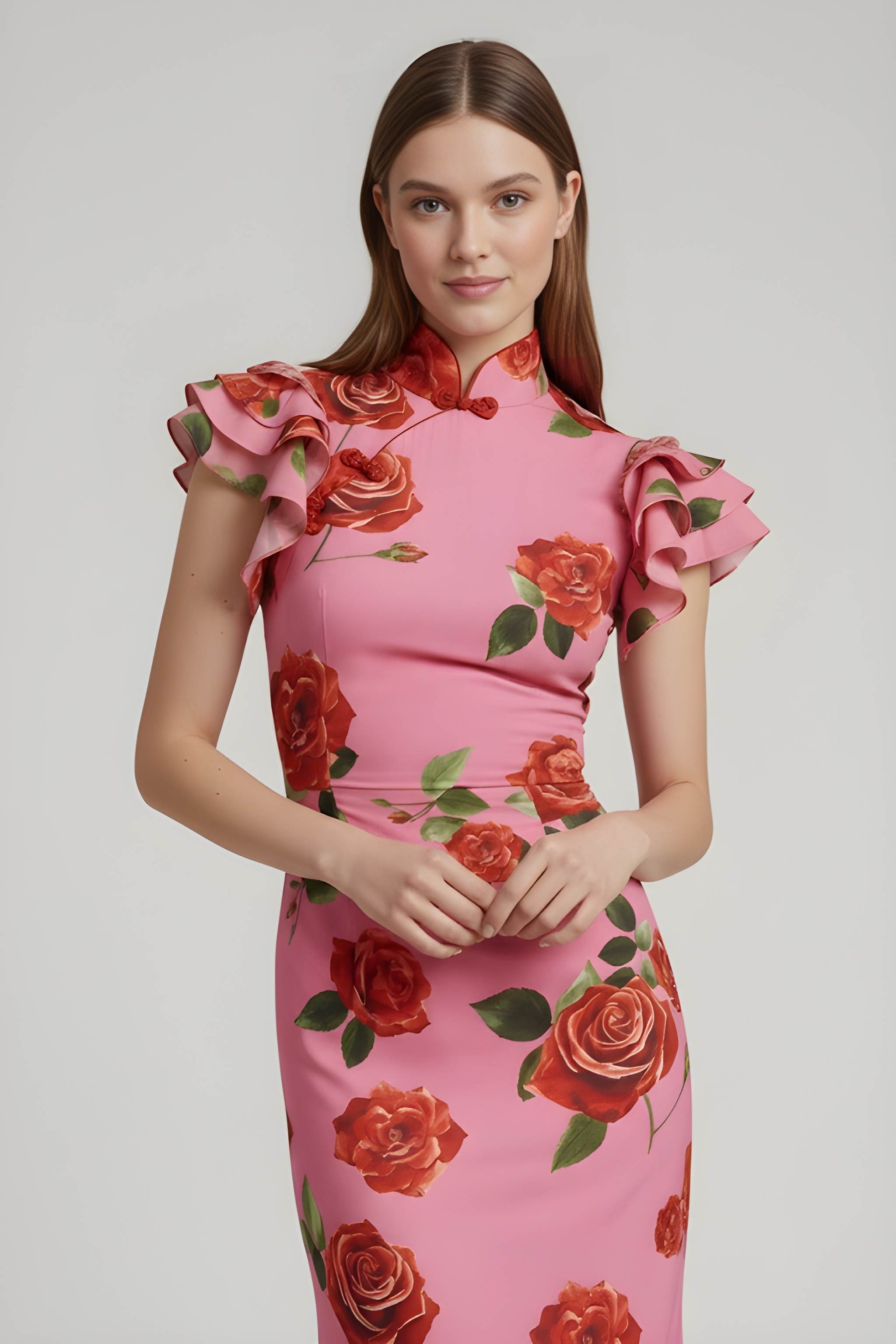 LYDIA | Floral Print Maxi Dress