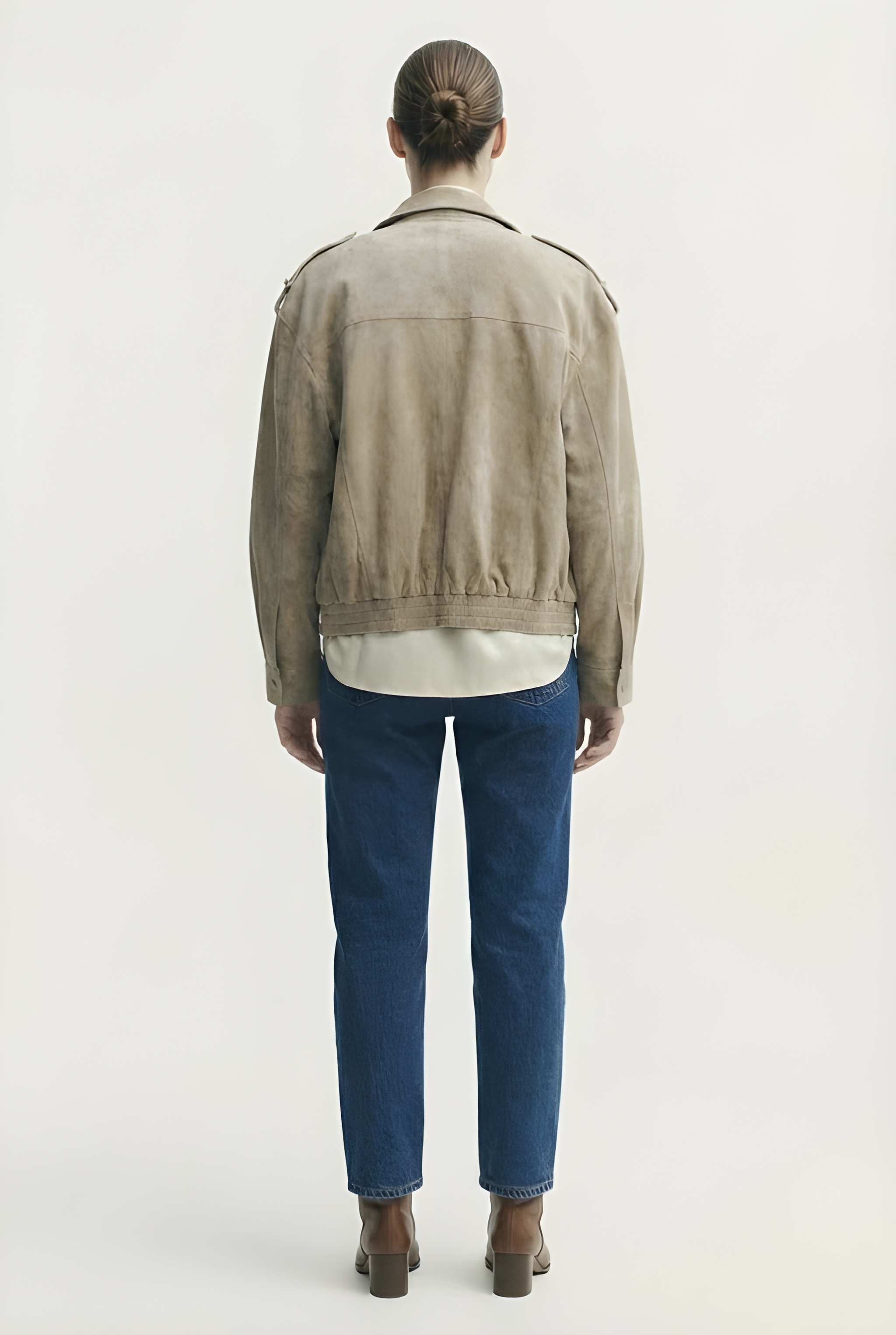 TANYA | Oversized Suede Cargo Jacket