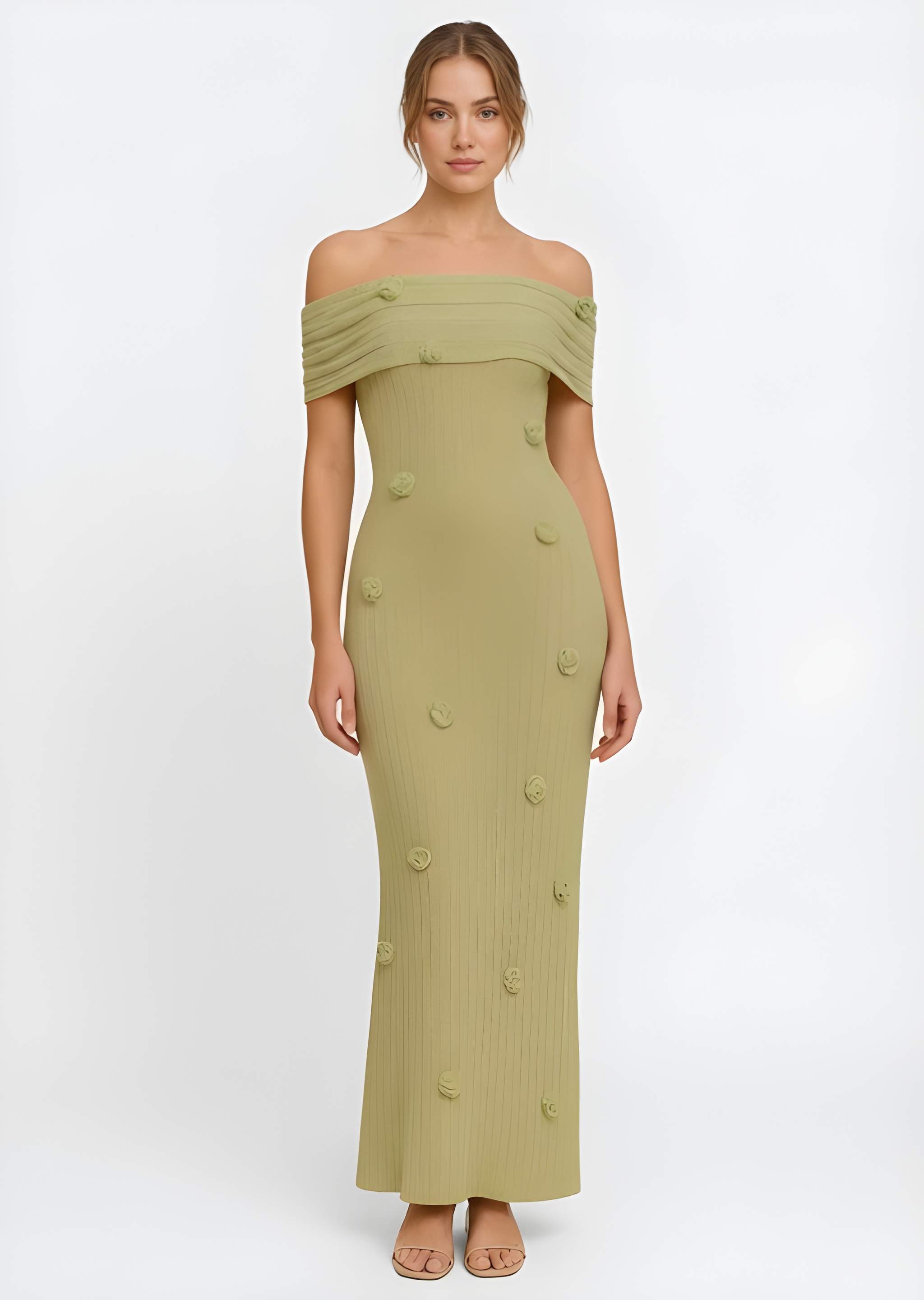 MADELEINE |  Orchid Knit Maxi Dress