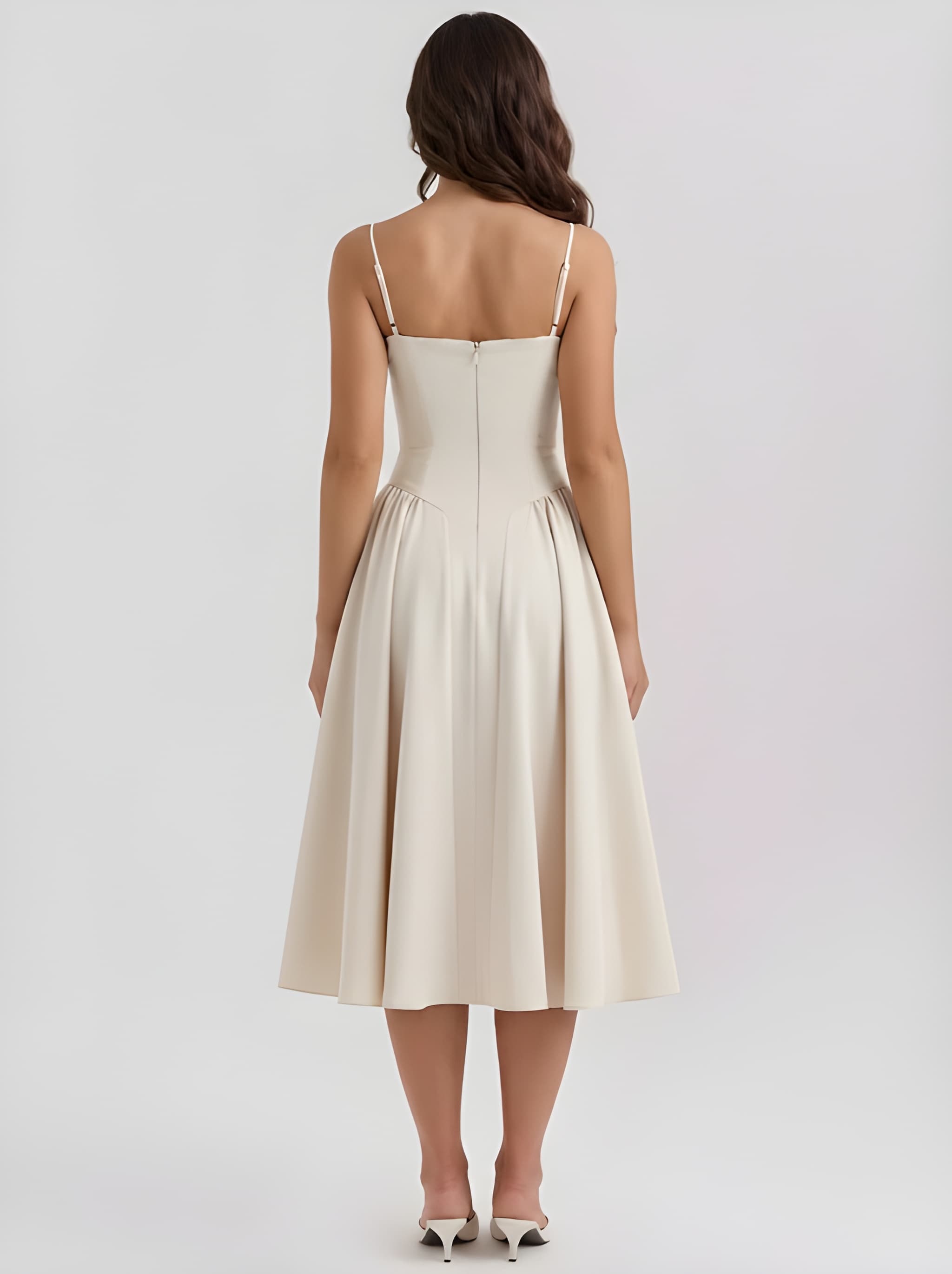 SERENA | Corset Midi Dress